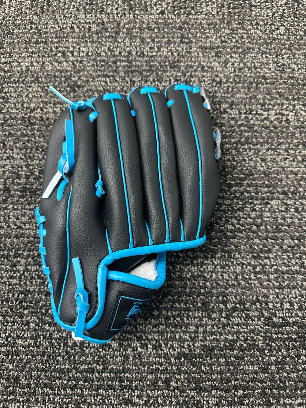 Franklin Inferno 24950-9 9" Black/Blue Synthetic Kids Glove